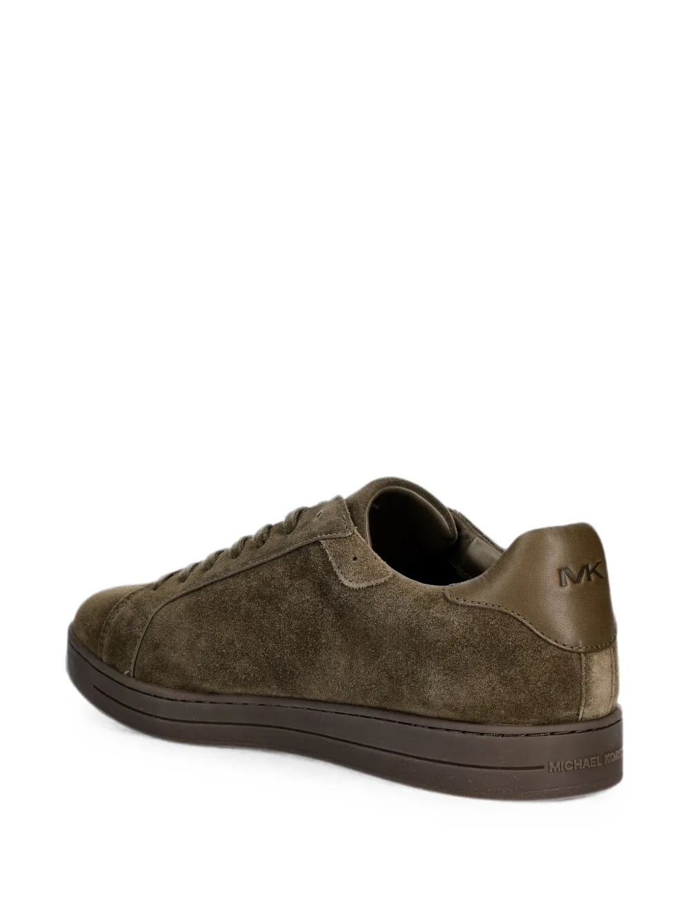 Michael Kors logo-detail leather sneakers Groen
