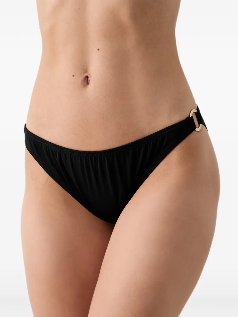 Michael Kors ring-detail halterneck bikini Zwart