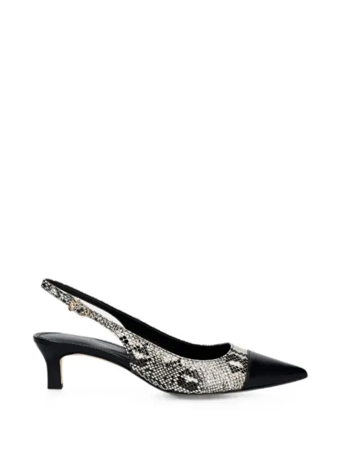 Michael Michael Kors Amara snake-effect pointed-toe pumps