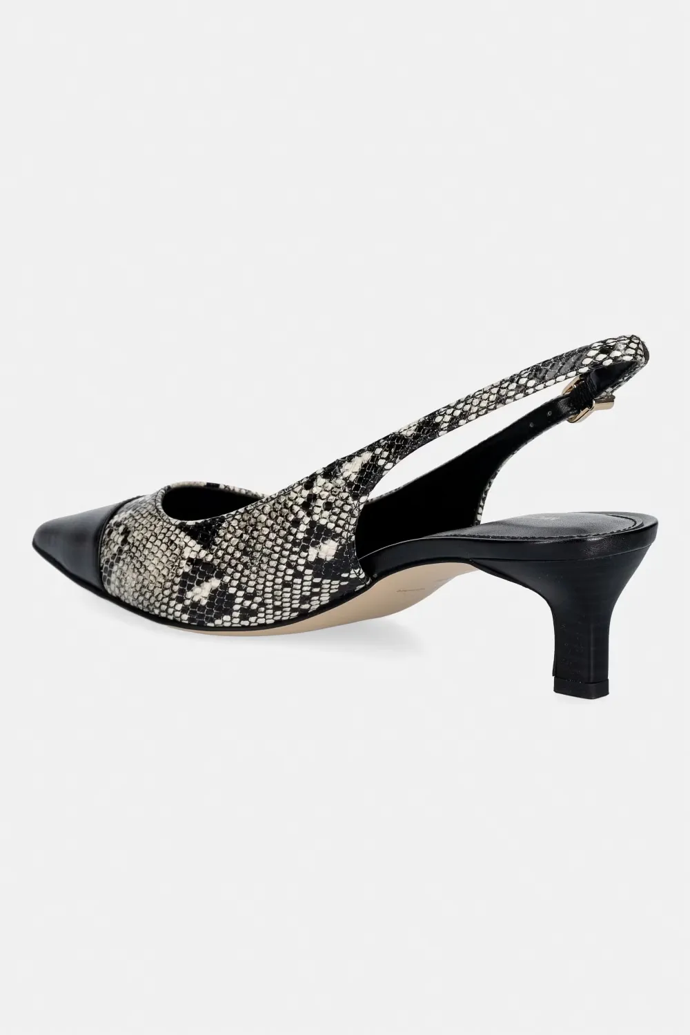 Michael Kors Amara snake-effect pointed-toe pumps Beige
