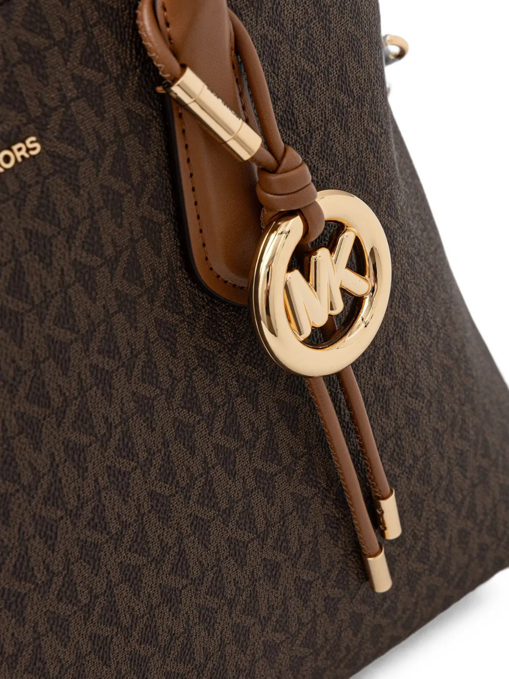 Michael Kors Freddie monogram-pattern logo-charm tote bag Bruin
