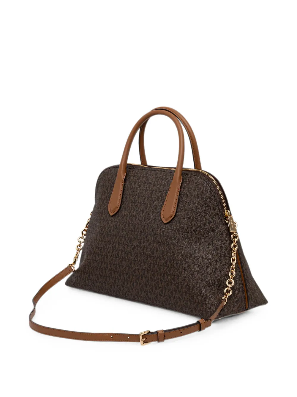 Michael Kors Freddie monogram-pattern logo-charm tote bag Bruin