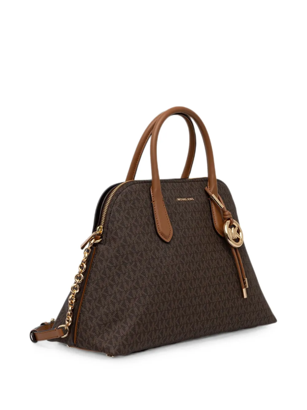 Michael Kors Freddie monogram-pattern logo-charm tote bag Bruin