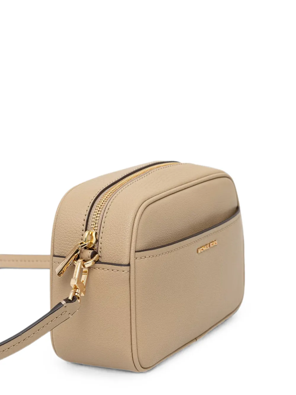 Michael Kors small Jet Set leather crossbody bag Beige