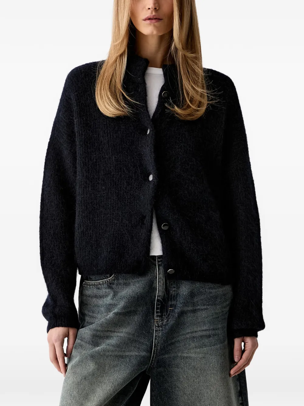 Gestuz GZdebbie button-up cardigan - Blu