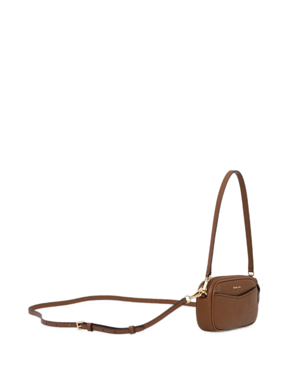 Michael Kors May pebbled leather shoulder bag Bruin
