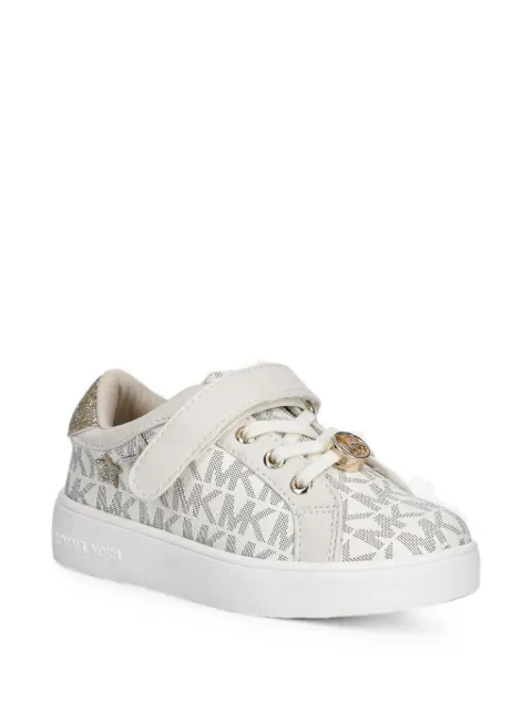 Michael Kors Kids monogram-print glitter-detail sneakers