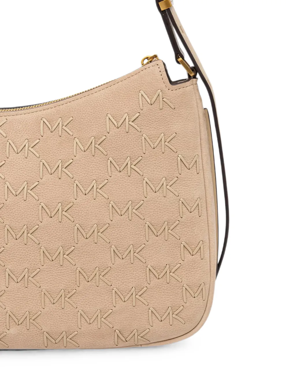 Michael Kors medium Nolita leather shoulder bag Beige