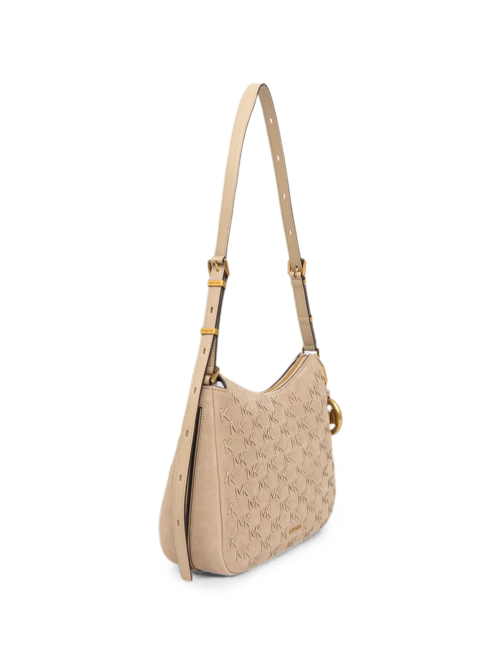 Michael Kors medium Nolita leather shoulder bag Beige