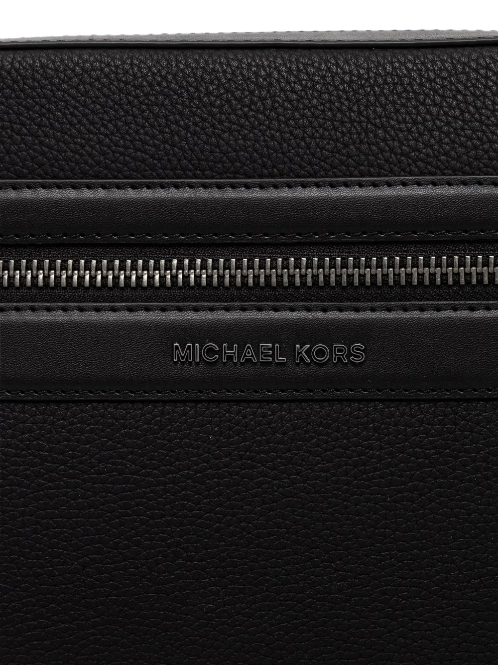 Michael Kors Jet Set bewerkte schoudertas met logoplakkaat Zwart
