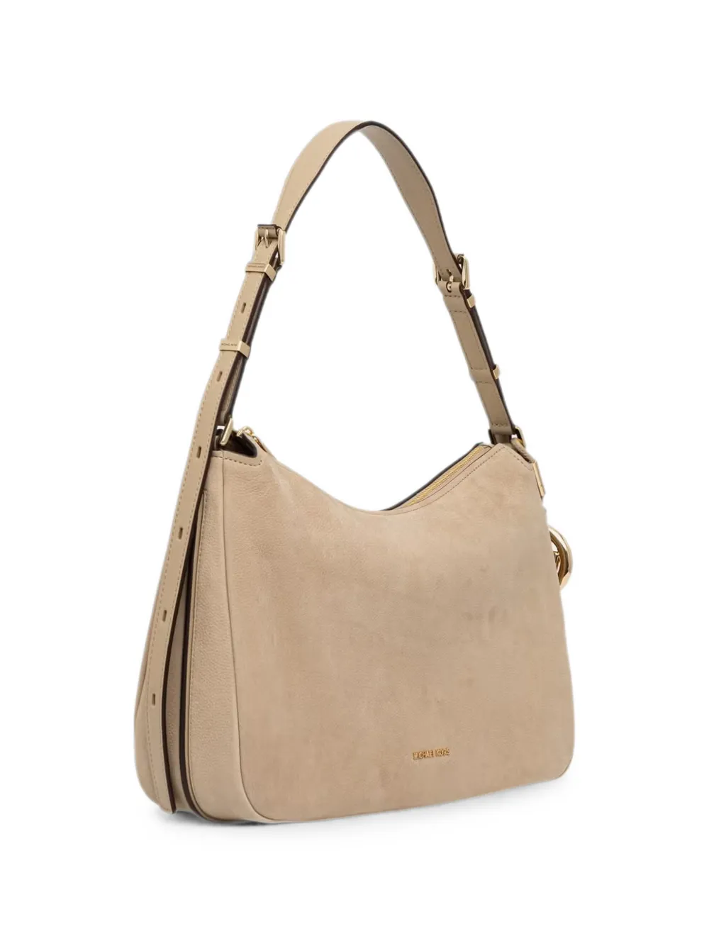 Michael Kors Nolita logo-plaque shoulder bag Beige