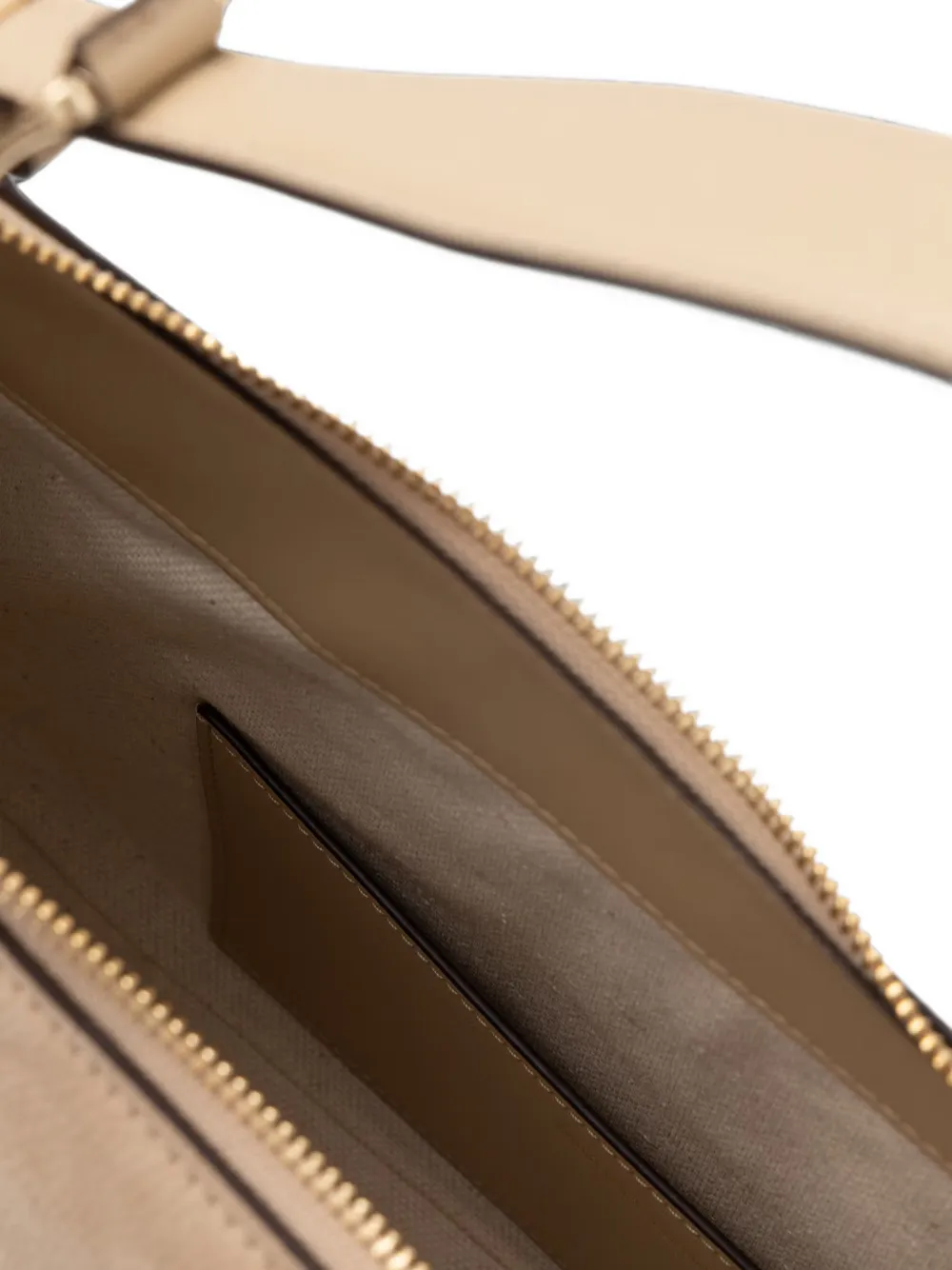 Michael Kors Nolita logo-plaque shoulder bag Beige