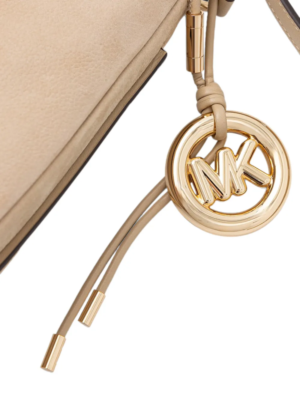 Michael Kors Nolita logo-plaque shoulder bag Beige