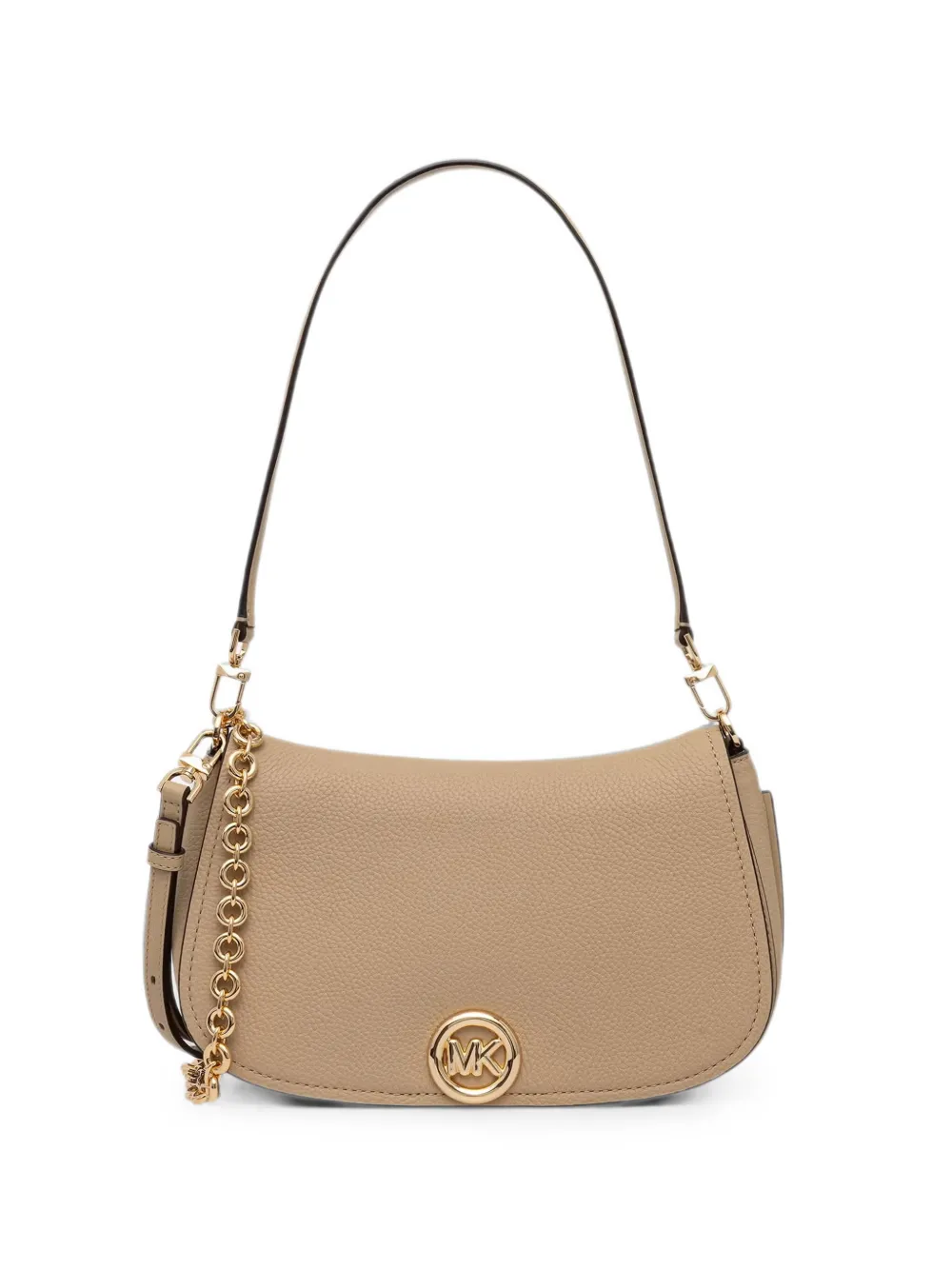 Michael Michael Kors pebbled leather chain-link shoulder bag - Toni neutri