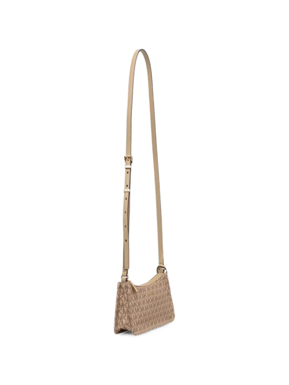 Michael Kors monogram-print shoulder bag Beige