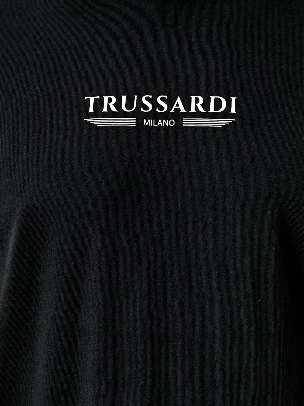 Trussardi T-shirt met logoprint Zwart