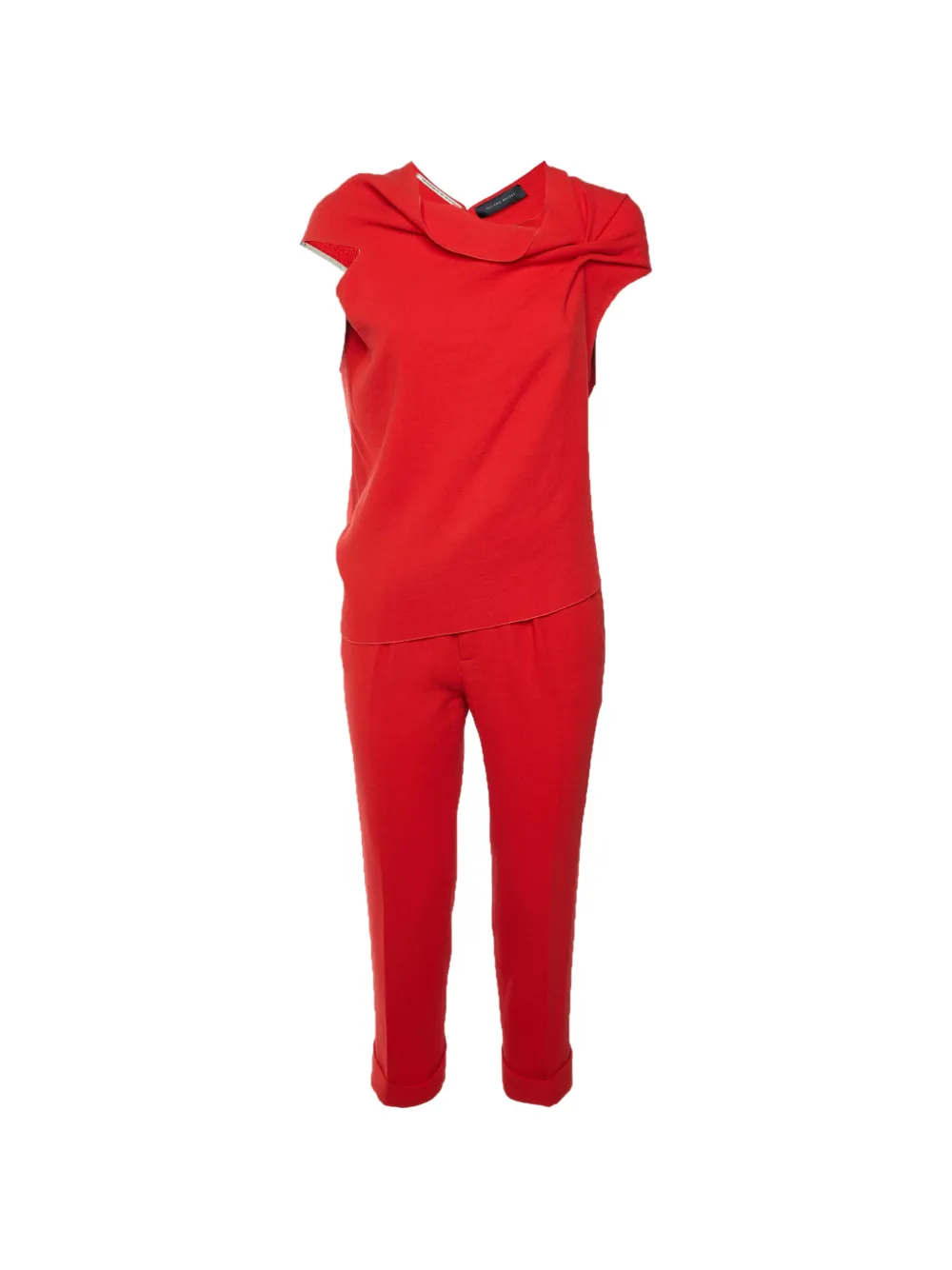 Roland Mouret Set pantaloni con dettaglio cut-out - Rosso