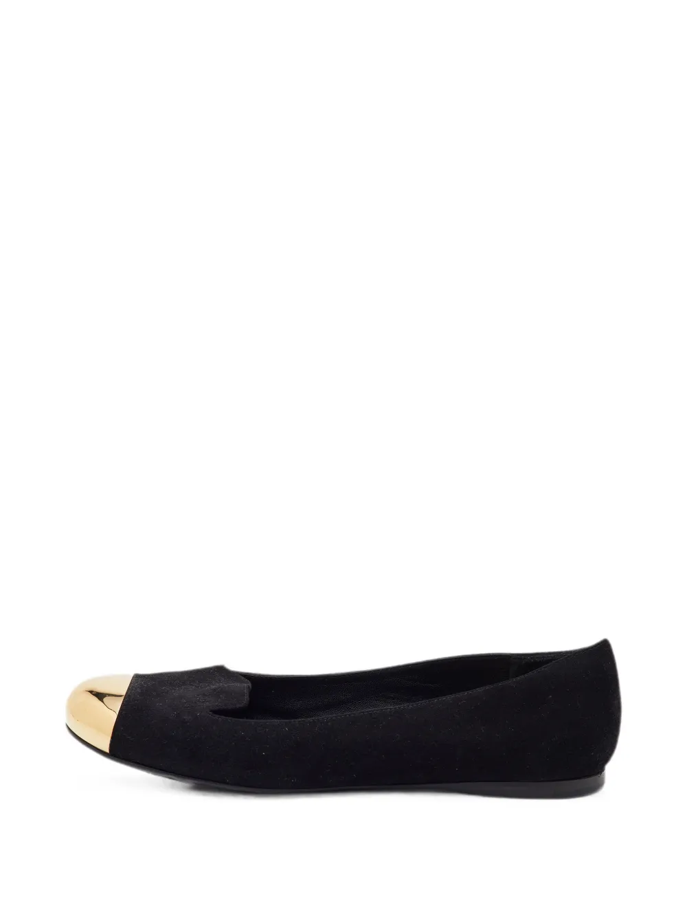 Saint Laurent Pre-Owned Ballerinas mit CC-Kappe - Schwarz