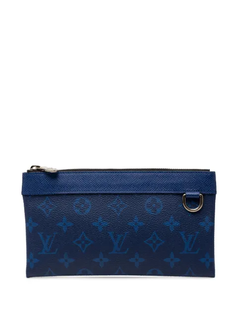 Louis Vuitton Pre-Owned 2019 Monogram Taigarama Pochette Discovery PM clutch bag