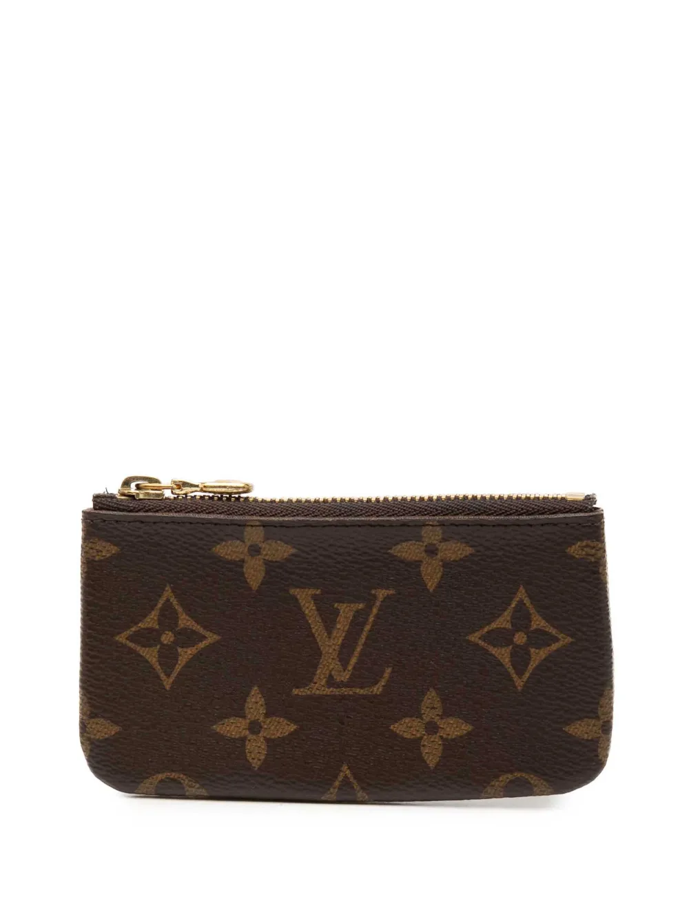 Louis Vuitton Pre-Owned Portamonete Pochette Cles con monogramma 2020 - Marrone
