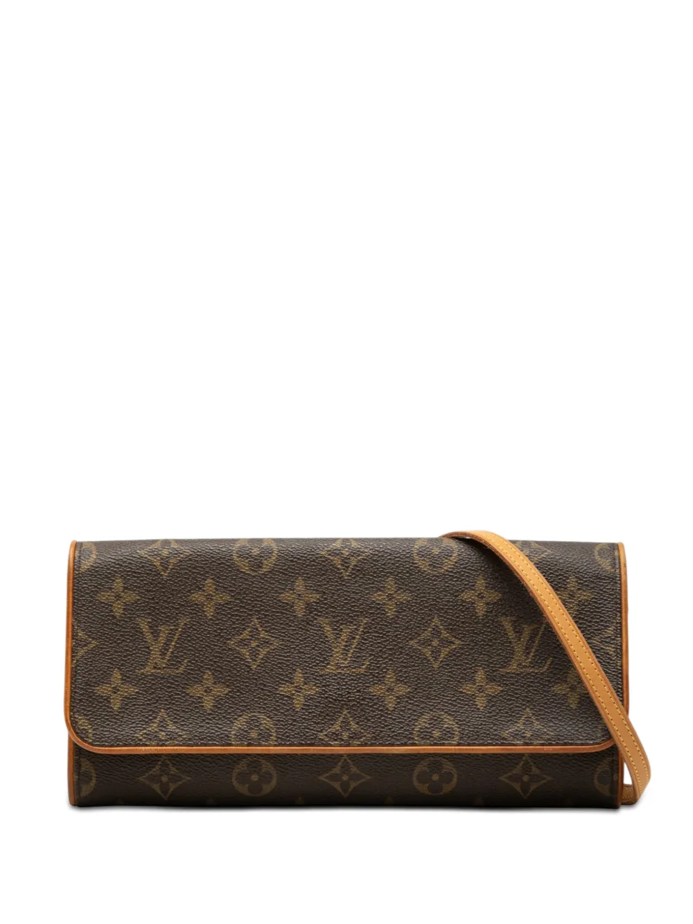 Louis Vuitton Pre-Owned Borsa a tracolla Pochette Twin GM con monogramma 2007 - Marrone