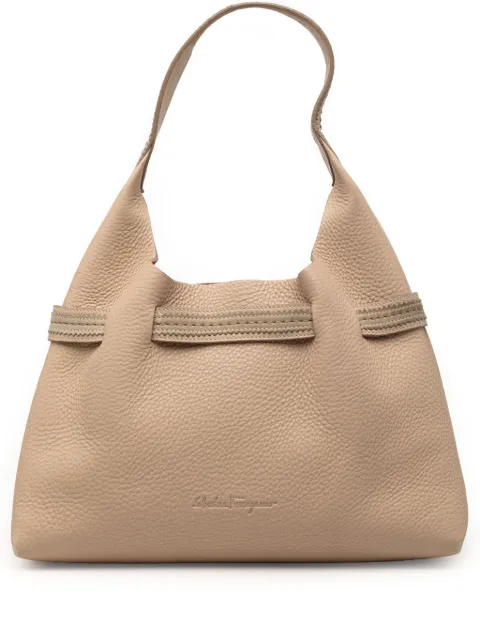 Ferragamo Pre-Owned 2010-2026 Grained Leather shoulder bag