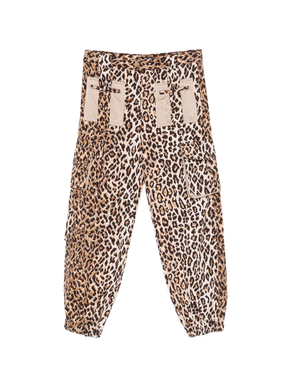 Dolce & Gabbana Pre-Owned 2000s leopard-print cargo pants - Braun