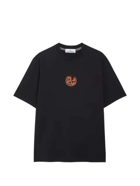 Stone Island logo-print cotton T-shirt