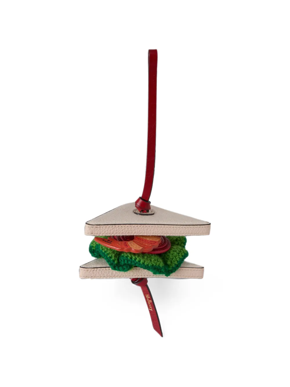 Mulberry Tassenbedel met sandwich-design Beige