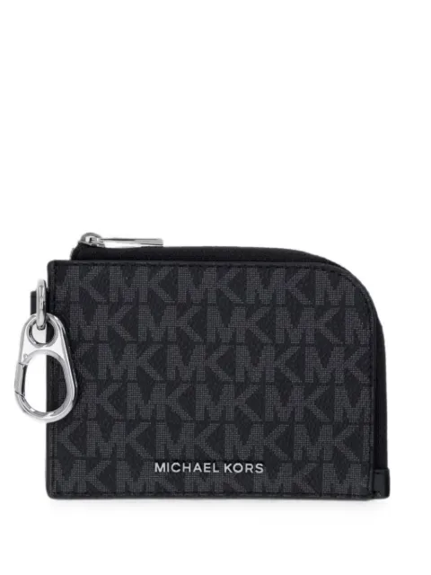 Michael Kors monogram-pattern cardholder