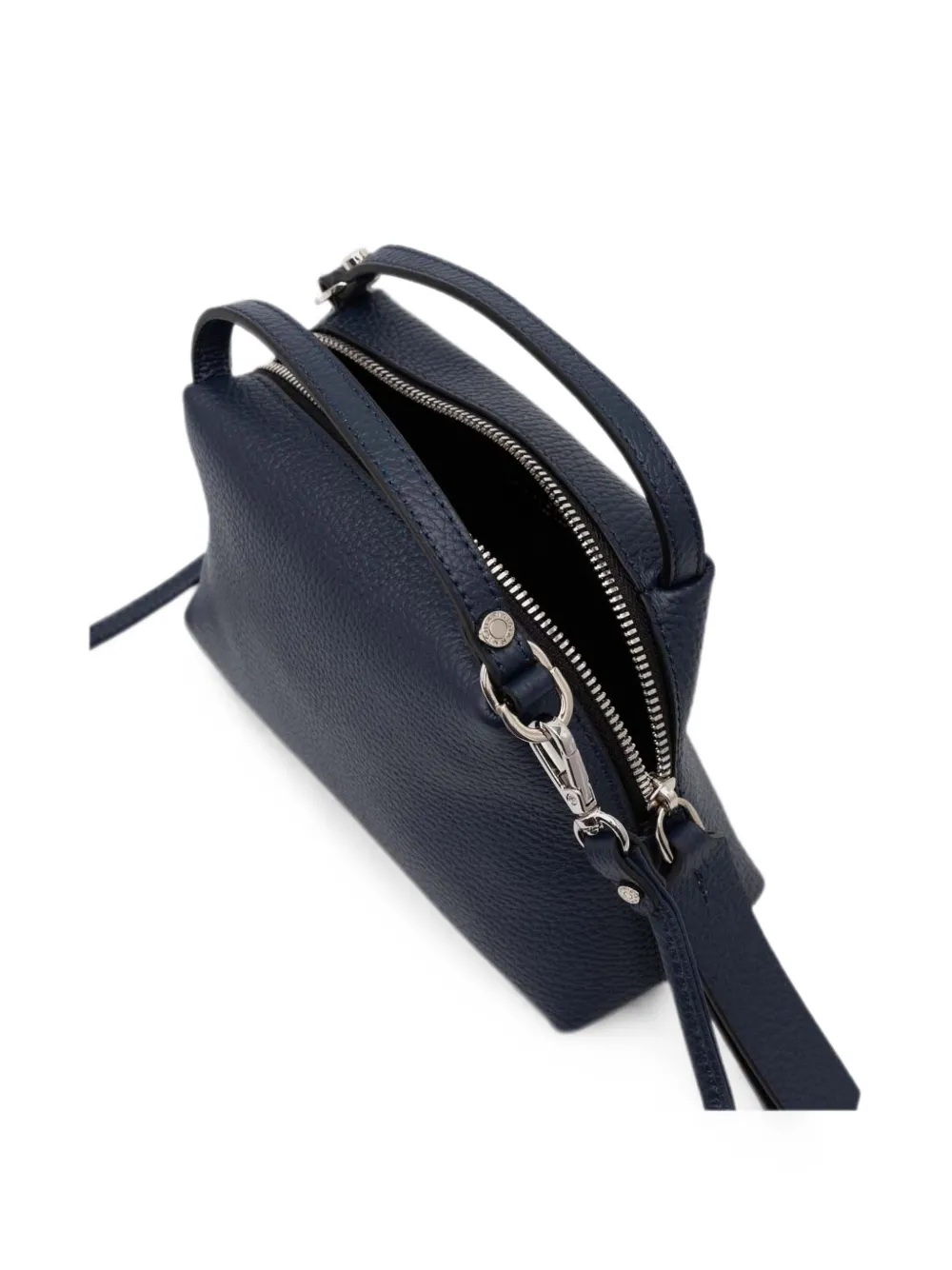 GIANNI CHIARINI Alifa leren shopper met textuur Blauw