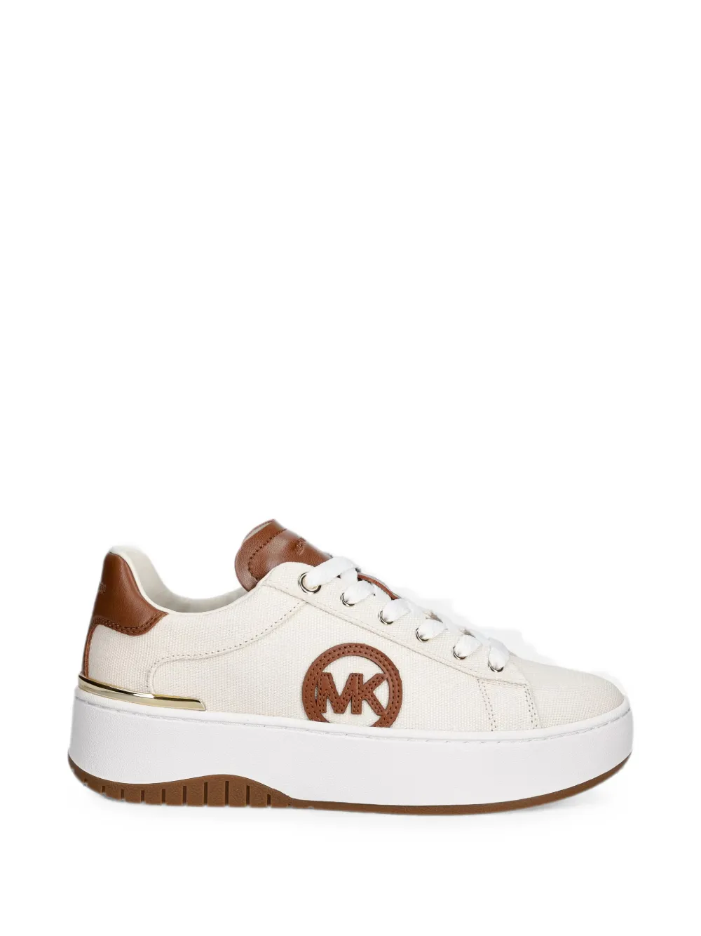 Michael Michael Kors Logo-patch Platform Sneakers In Multi