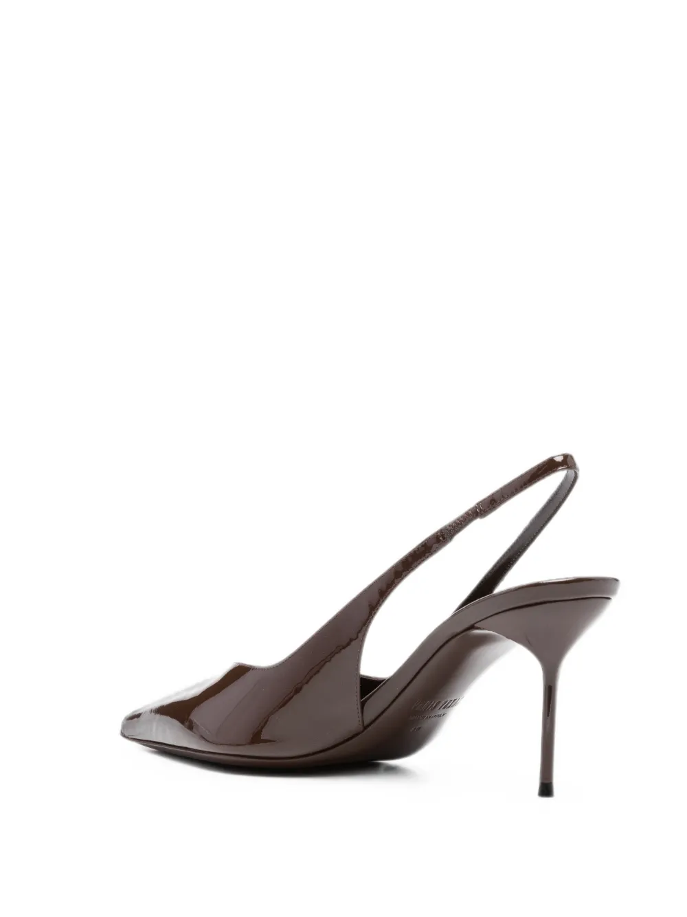 Paris Texas Lidia patent-leather slingback pumps Bruin