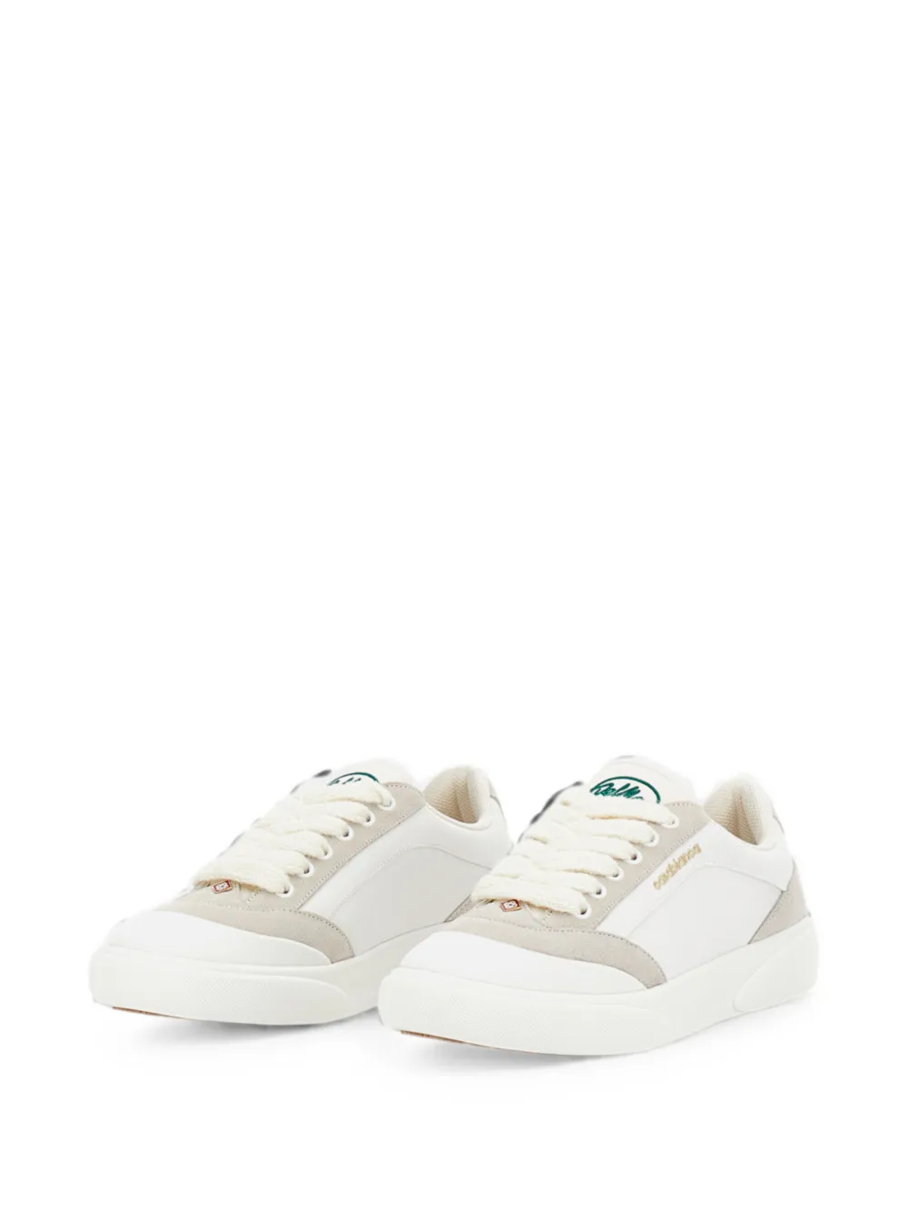Casablanca multi-texture panelled sneakers Wit