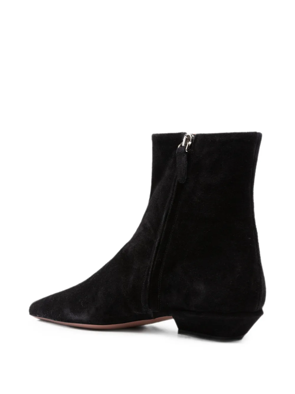 Paris Texas Bettina pointed-toe suede boots Zwart