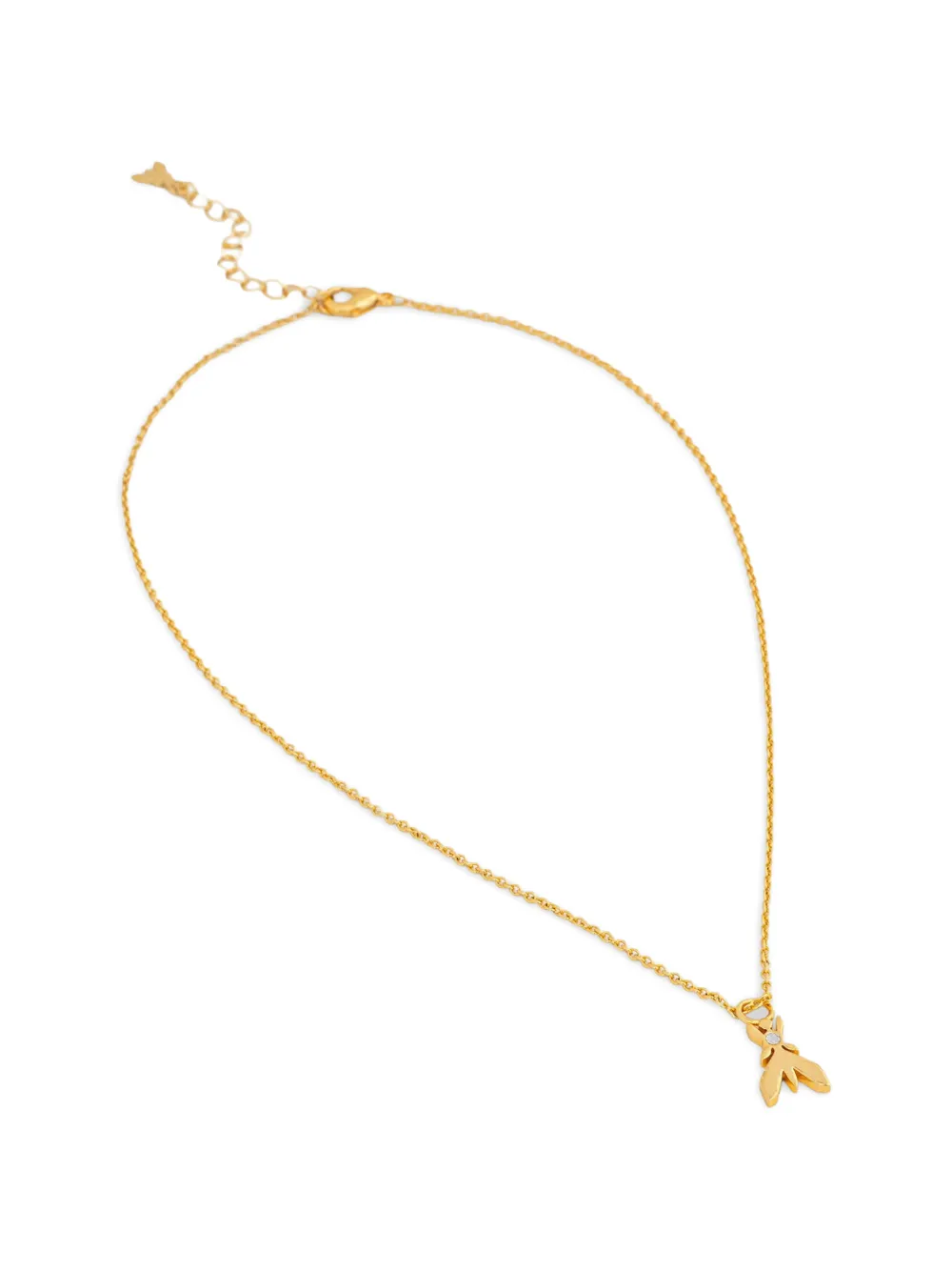 Patrizia Pepe Micro Fly charm necklace - Gold