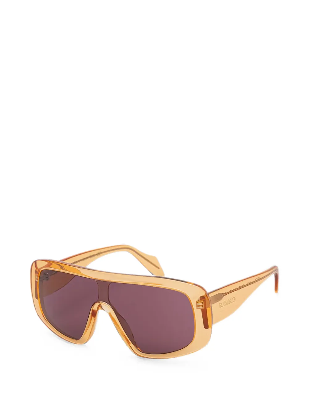 PINKO Zonnebril met geometrisch montuur Oranje