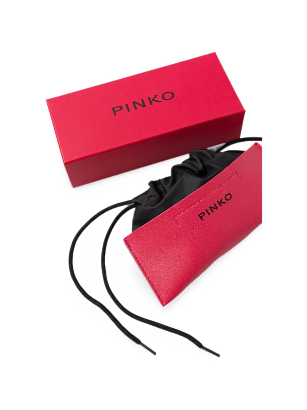 PINKO Zonnebril met geometrisch montuur Oranje