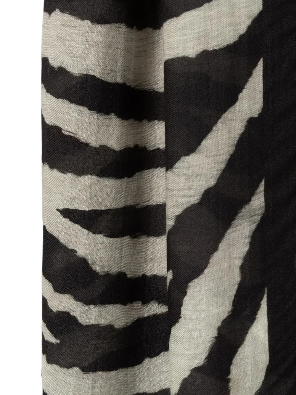 Patrizia Pepe Sjaal met zebraprint Zwart