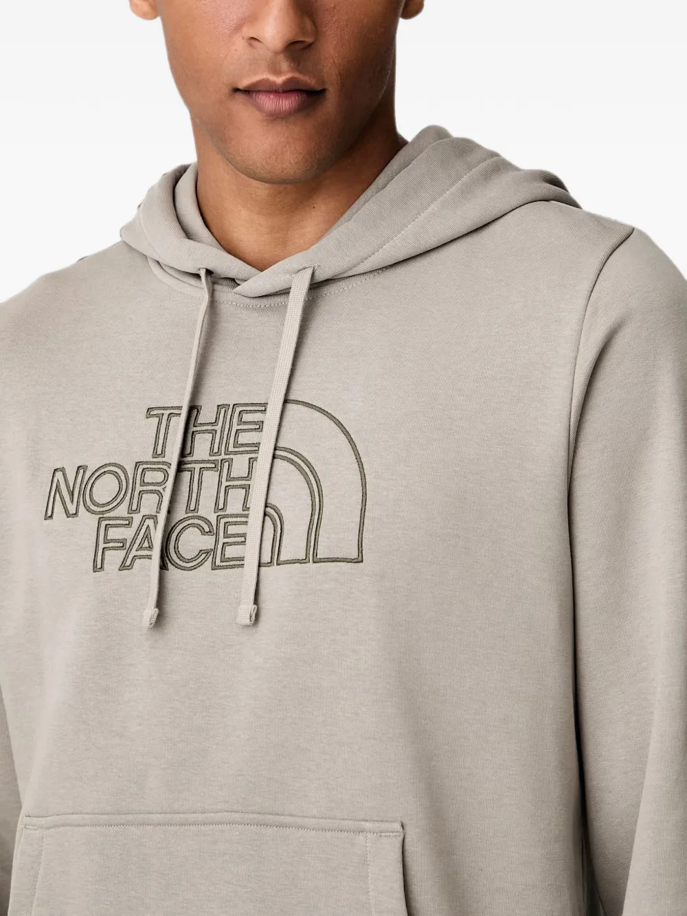 The North Face Drew Peak Light hoodie met trekkoord en geborduurd logo Grijs