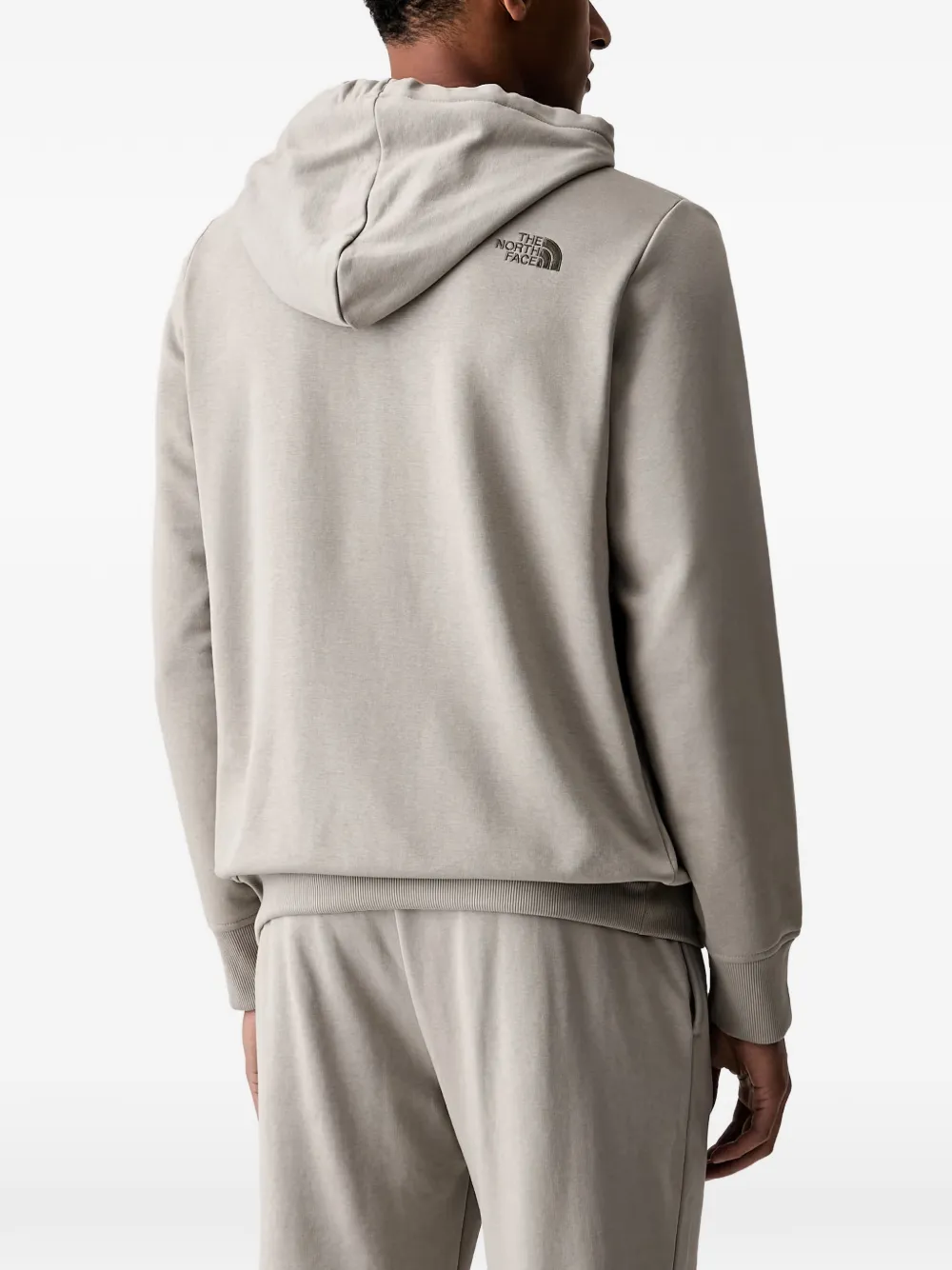 The North Face Drew Peak Light hoodie met trekkoord en geborduurd logo Grijs