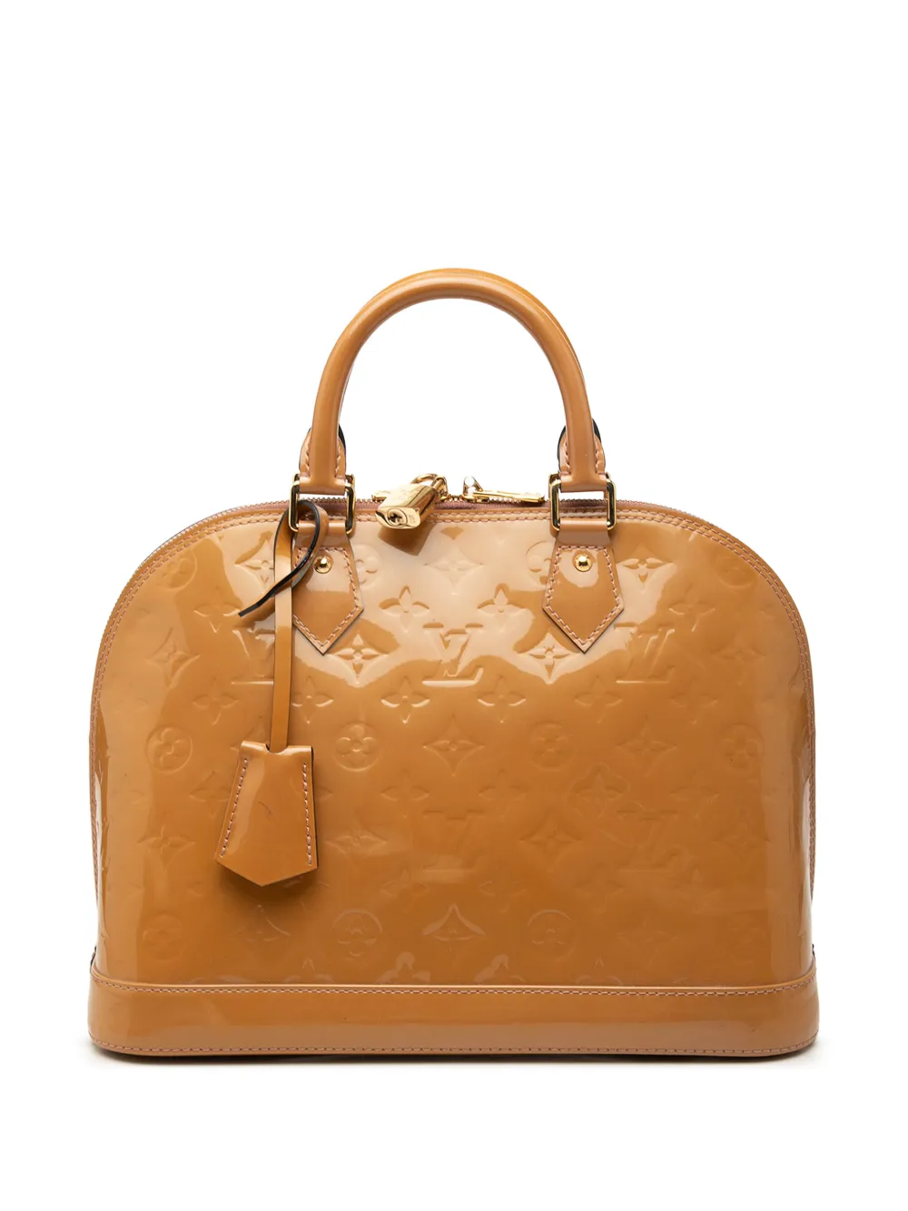 Louis Vuitton Pre-Owned 2013 Monogram Vernis Alma PM handbag - Brown