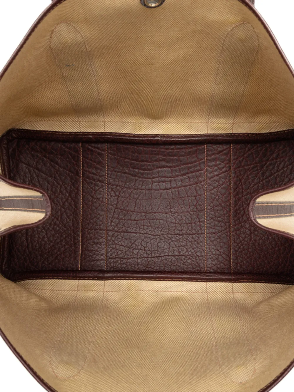 Hermès Pre-owned 2000-2006 Toile and Buffle Skipper Garden Party 36 Tote Bag in Brown, view 5