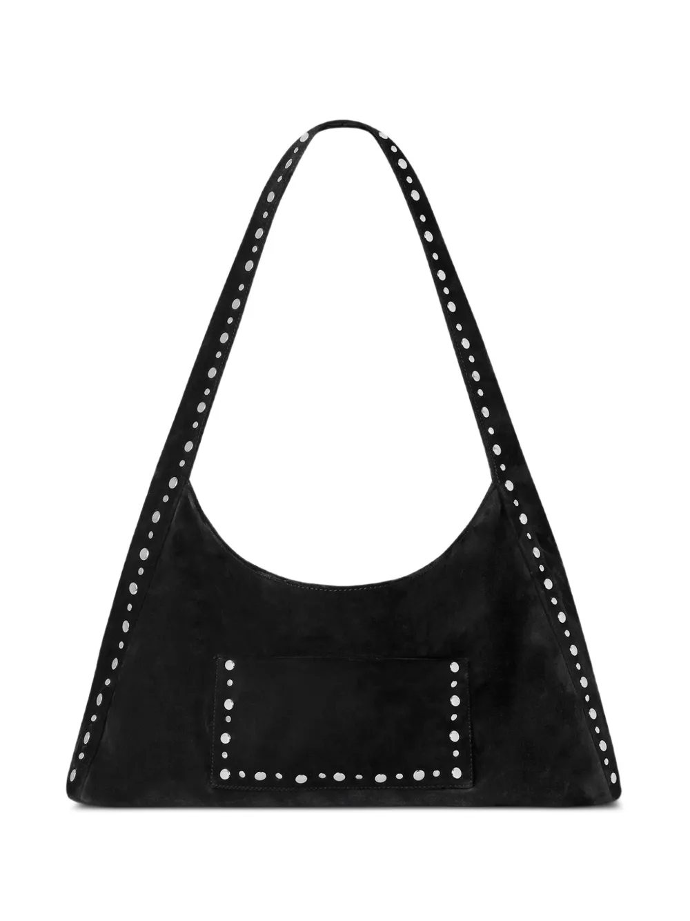 Gimaguas maxi Franca stud-embellished shoulder bag - Blue