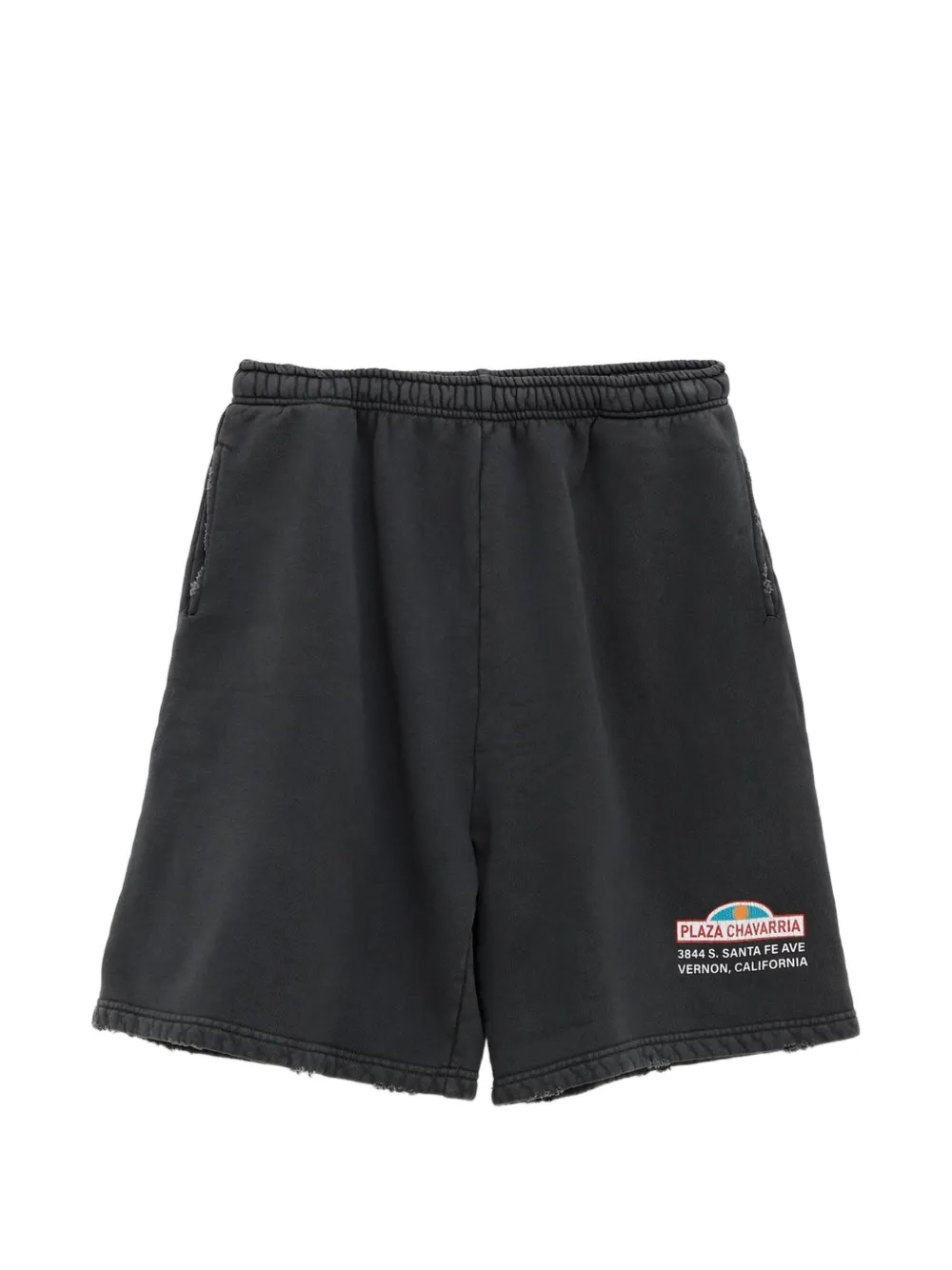 Willy Chavarria Plaza graphic-print track shorts