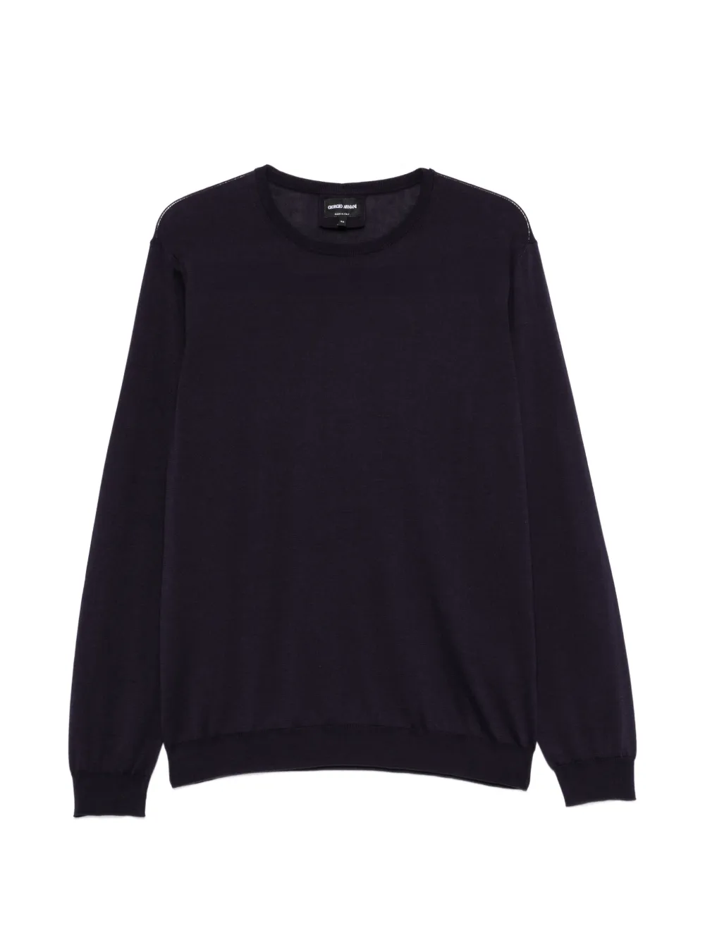 Giorgio Armani crew-neck sweater - Blau