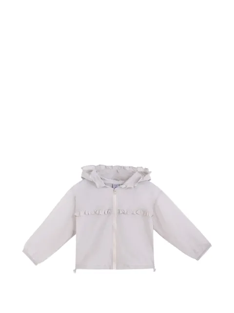 Mimi Tutu ruffle-trim hooded jacket