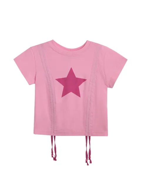 Mimi Tutu star-print drawstring T-shirt