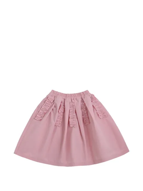 Mimi Tutu ruffle-trimmed pleated skirt