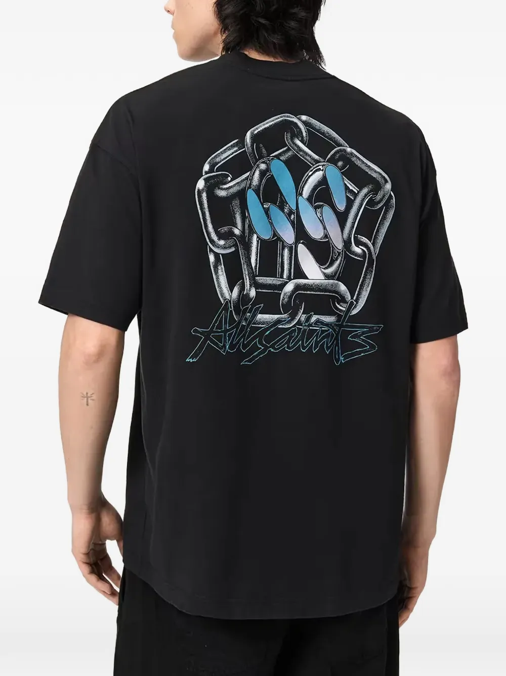 AllSaints Affix T-shirt Zwart